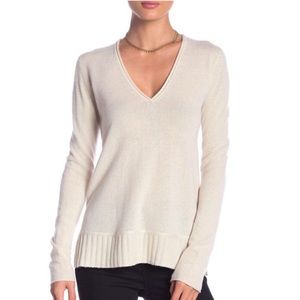 Inhabit Cream Cashmere Sweater